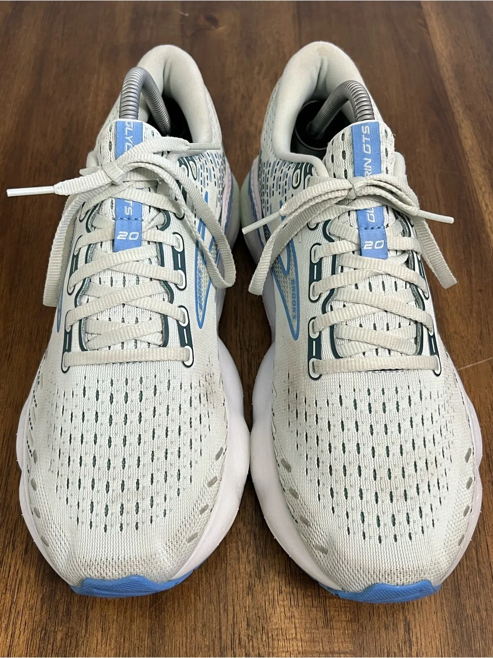 Brooks Glycerin GTS 20 Running Shoes - Light Ocean Blue Womens Size 11 B